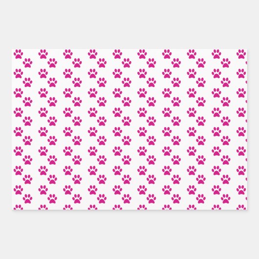 rosa Paste Geschenkpapier Set (Vorderseite 2)