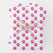 rosa Paste Geschenkpapier Set (Beispiel)