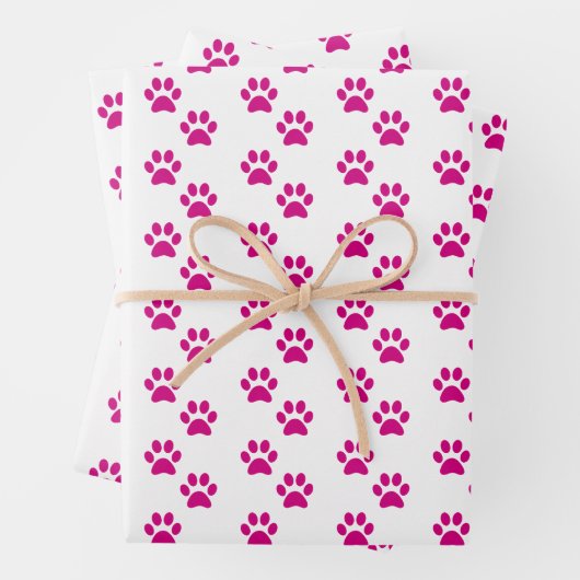 rosa Paste Geschenkpapier Set (Beispiel)