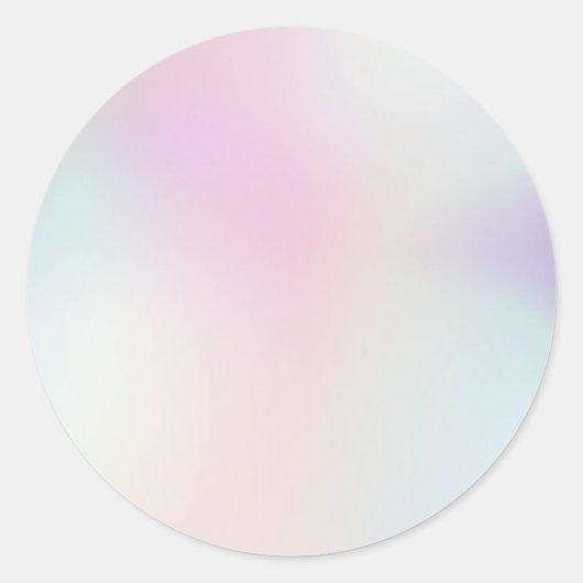 Rosa Pastel Custom Trendy Classic Round Sticker (Vorderseite)