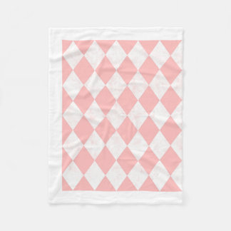 Rosa Pastell Harlekin Diamant Nahtloses Muster Fle Fleecedecke