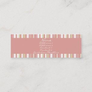 Rosa Pastell • Profilecard Mini Visitenkarte