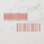 Rosa Pastell • Profilecard Mini Visitenkarte (Vorne/Hinten)