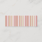 Rosa Pastell • Profilecard Mini Visitenkarte (Rückseite)