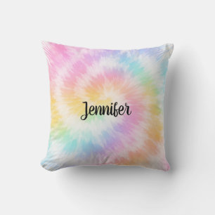 Rosa Pastell-Tie-Dye Girly Chic Kissen