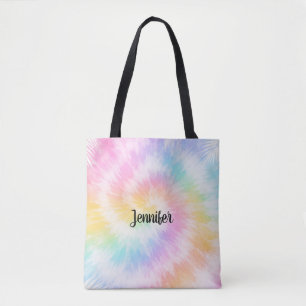 Rosa Pastell-Tie-Dye Girly Chic Tasche