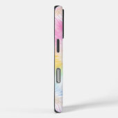 Rosa Pastell-Tie-Dye Mädchenhaft Chic              Case-Mate iPhone Hülle (Rückseite / Rechts)