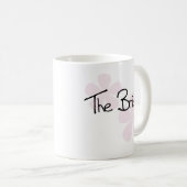 Rosa PastellBlumen die Braut Kaffeetasse (VorderseiteRechts)