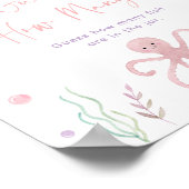 Rosa Pastelle unter dem Meer schätzen, wie viele S Poster (Ecke)