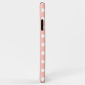 Rosa Pastellfarben Polka Dot Case-Mate iPhone Case (Hinten/Rechts)
