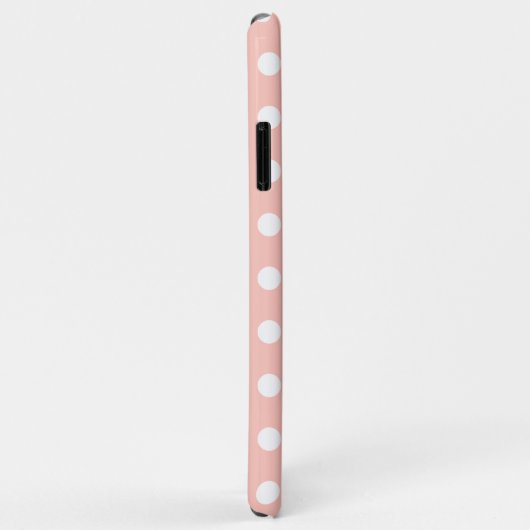 Rosa Pastellfarben Polka Dot Case-Mate iPhone Case (Hinten/Rechts)