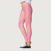 Rosa pastellfarbene melange Leggings (Links)