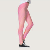 Rosa pastellfarbene melange Leggings (Rechts)