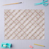 Rosa Pearl Muschel Gold Glitzer Meerjungfrau Seidenpapier (Basteln)