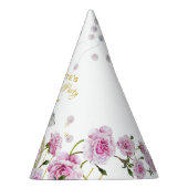 Rosa Pearl Verlobung Partyhütchen (Rechts)