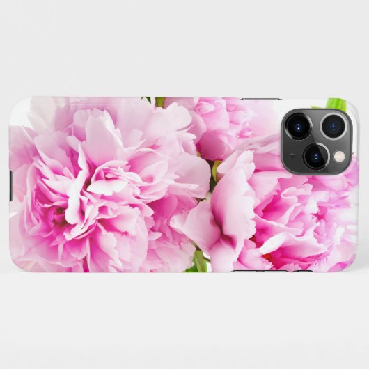 Rosa Peel iPhone Hülle (Rückseite (Horizontal))