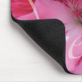 Rosa Pelargonie-TraumBlume Mousepad (Ecke)