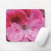 Rosa Pelargonie-TraumBlume Mousepad (Mit Mouse)