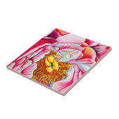 Rosa Peña Wasserfarbe Kunst Fliese (Seite)