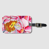 Rosa Peña Wasserfarbe Kunst Gepäckanhänger (Vorderseite (Horizontal))