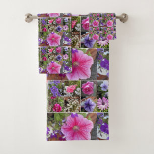 Rosa Penunia Daisy Blume Blumenfrauen Badhandtuch Set