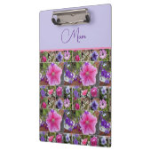 Rosa Penunia Daisy Blume Tag der Blumenmütter Klemmbrett (Links)