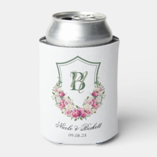 Rosa Peonies Blumengebirge Hochzeit Cooler Dosenkühler