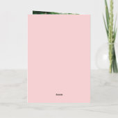 Rosa Peonies Foto Muttertag (Rückseite)