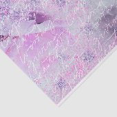 Rosa Peony-Blume mit handgeschriebenem Text-Overla Seidenpapier (Ausschnitt)