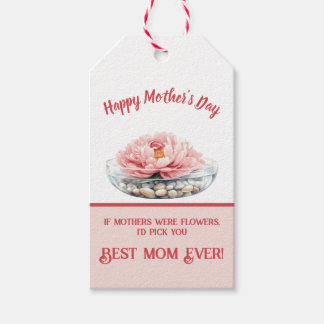 Rosa-Peony-Muttertag Geschenkanhänger