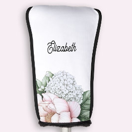 Rosa Peony Rot Personalisiert Golf Headcover