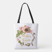 Rosa Peony Wreath Mutter des Bodens ID456 Tasche (Rückseite)