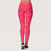 Rosa Perfektion Leggings (Rückseite)