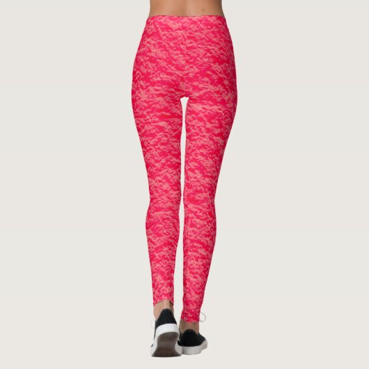 Rosa Perfektion Leggings (Rückseite)