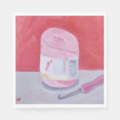 Rosa Perfektion Serviette (Vorderseite)