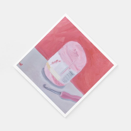 Rosa Perfektion Serviette (Ecke)