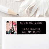 Rosa Periseiffturm Hochzeit in Urlaubsort (Insitu)