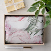Rosa Perle Blütendecoupage Seidenpapier (Geschenk)