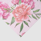 Rosa Perle Blütendecoupage Seidenpapier (Ausschnitt)