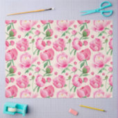 Rosa Perle Blütendecoupage Seidenpapier (Basteln)