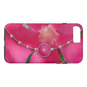 Rosa Perlen und Perlen Case-Mate iPhone Hülle (Rückseite (Horizontal))