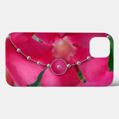 Rosa Perlen und Perlen Case-Mate iPhone Hülle (Rückseite (Horizontal))