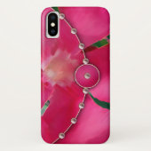 Rosa Perlen und Perlen Case-Mate iPhone Hülle (Rückseite)