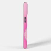 Rosa Perlen und Rote Rose Spiralglanz Case-Mate iPhone Hülle (Rückseite / Rechts)