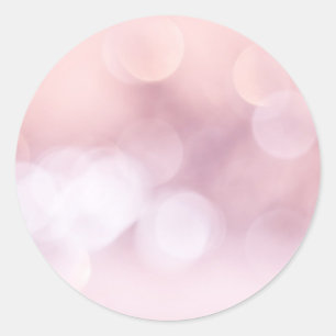 Rosa Perlescent Look Rose Gold Abstrakt Runder Aufkleber