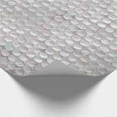 Rosa PerlmuttPaillette Geschenkpapier (Ecke)