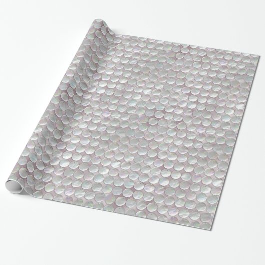 Rosa PerlmuttPaillette Geschenkpapier (Ungerollt)