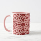 Rosa persischer Blumen-Mug Tasse (Links)