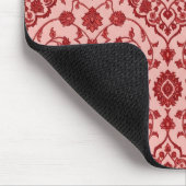 Rosa persischer Blumenmauspad Mousepad (Ecke)