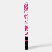 Rosa Personalisierte Damaske Case-Mate iPhone Hülle (Rückseite / Links)